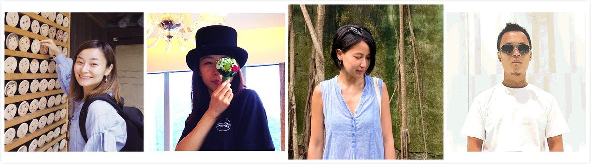 「寫字」聯合創辦人,左起:Linda、Louisa、Katherine、Evan (圖片來源:Sehji 寫字 Facebook)
