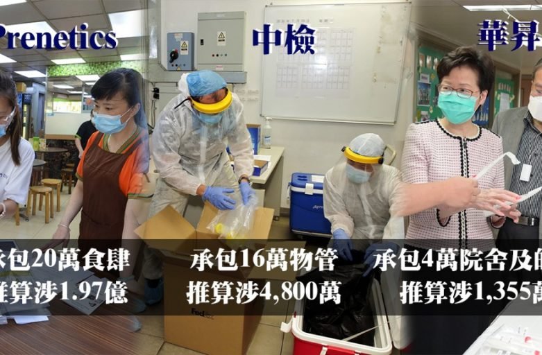 ｜抗疫防疫基金｜港府繞過招標幫襯「指定」化驗所，林鄭：涉資助「數以億元」